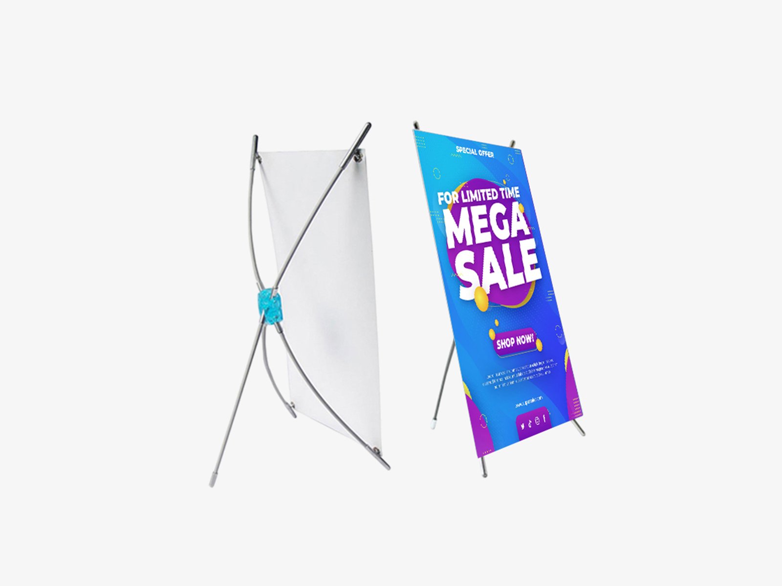 MINI STANDING BANNER
